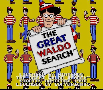 Great Waldo Search, The (USA) screen shot title